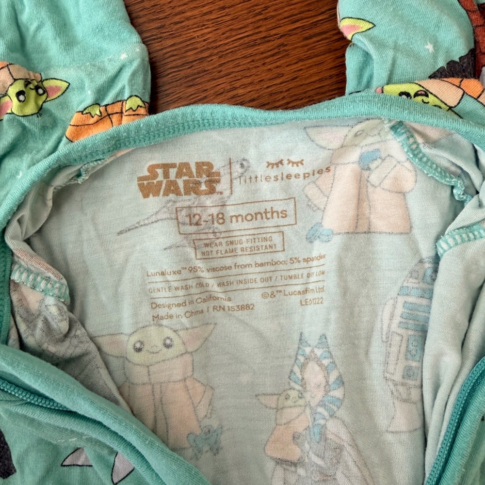 Little Sleepies Star Wars onesie - Picture 2 of 2